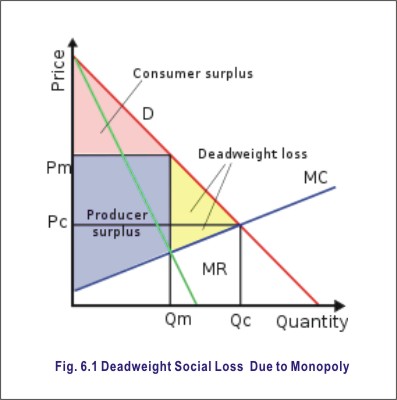 social loss due to monopoly
