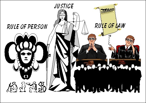 rule of person vs rule of law