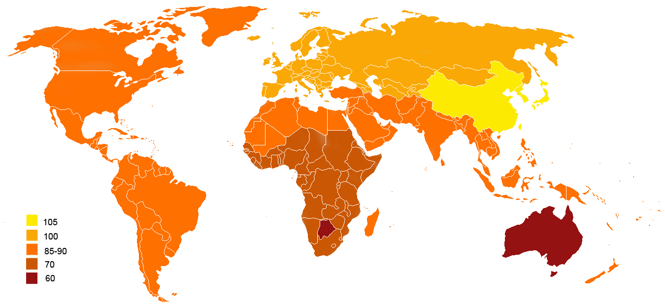 iq world map